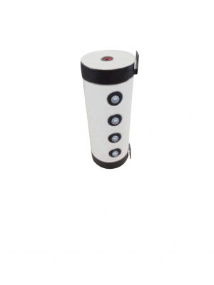 Bouteille de mélange et ballon tampon inox 25L pose murale - 8 piquages