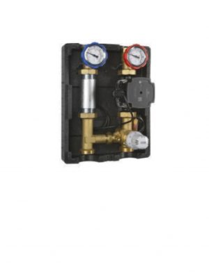 R002 - Station de Chauffage avec vanne mélangeuse 3 voies, réglée par tête thermostatique