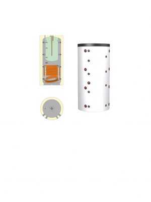 Ballon TANK-in-TANK 800L - ECS 191L - avec 1 échangeur