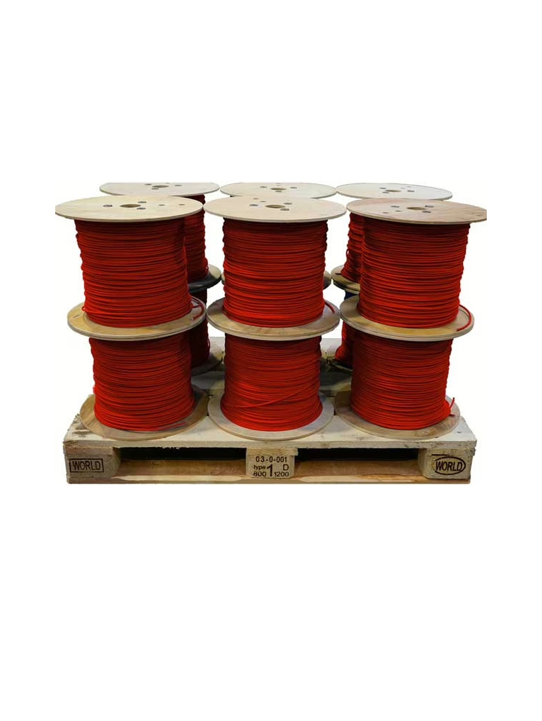 Câble solaire -KBE – Couleur rouge – 6 mm2 – Touret 500m - EKLOR