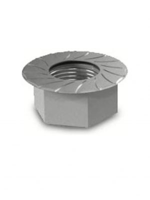 VFXKSSECROUM10-01.jpg Écrou à embase avec cran d’arrêt M10 – K2 SYSTEMS – 1000042 - EKLOR