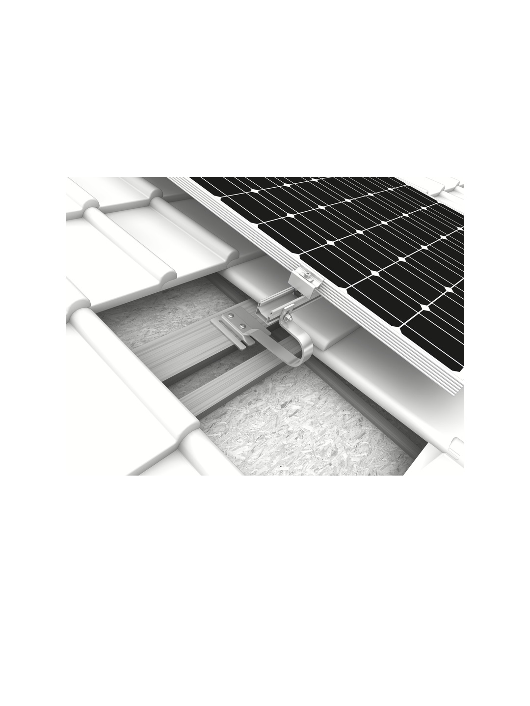 Crochet en inox pour tuiles plates SINGLEHOOK FT – K2 SYSTEMS – 2002568 - EKLOR